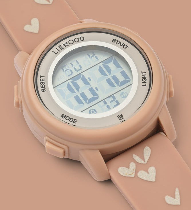 Dětské digitální hodinky LIEWOOD Sussi Sweethearts / Pale Tuscany | Lavly.cz