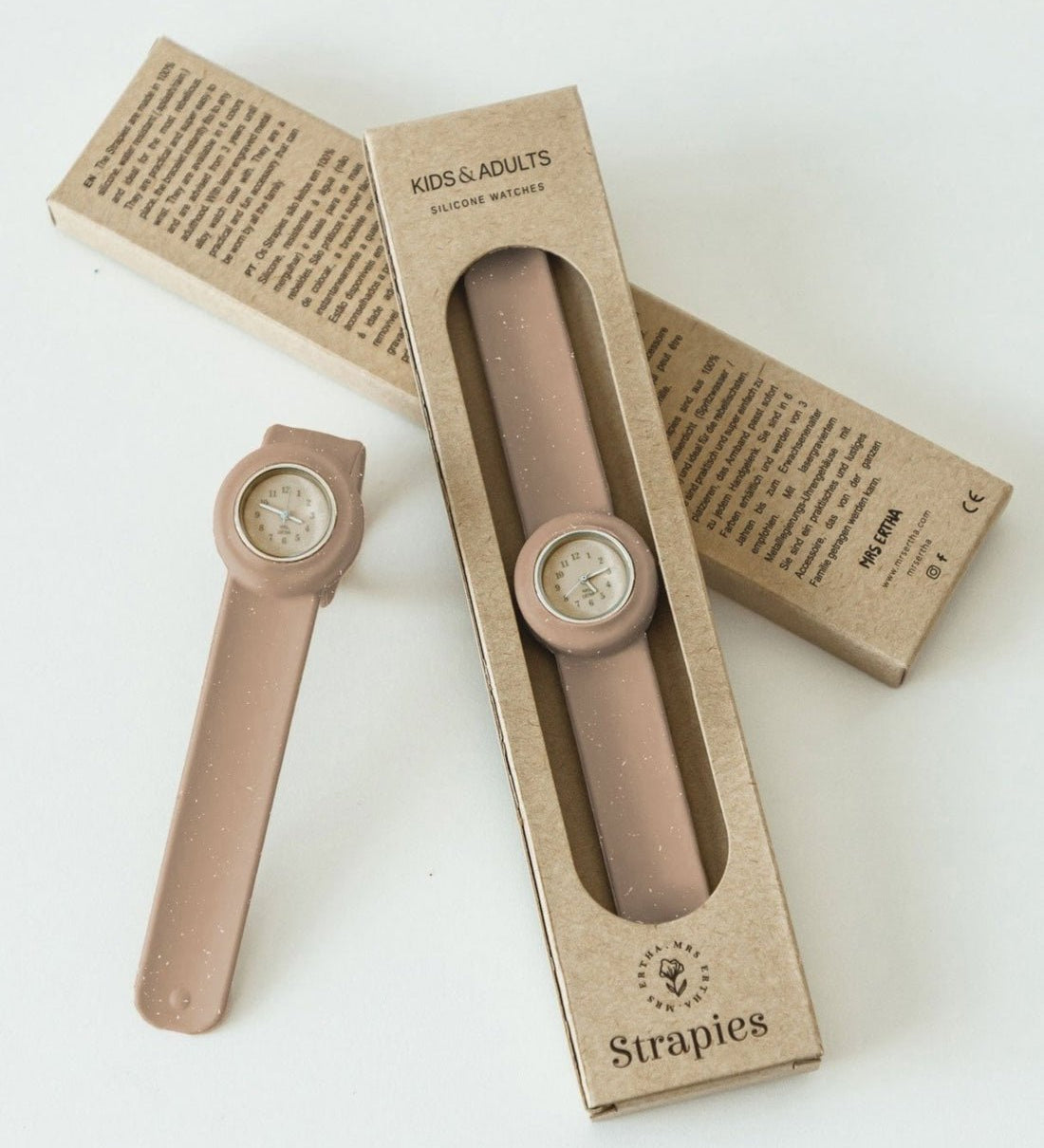 Dětské hodinky MRS. ERTHA Strapies Blush | Stylové doplňky pro děti a ženy | Lavly.cz