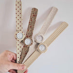 Dětské hodinky MRS. ERTHA Strapies Organic Squares | Lavly.cz