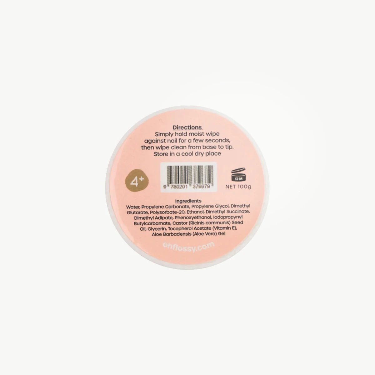 Dětské ubrousky na odlakování nehtů OH FLOSSY | Lavly.cz