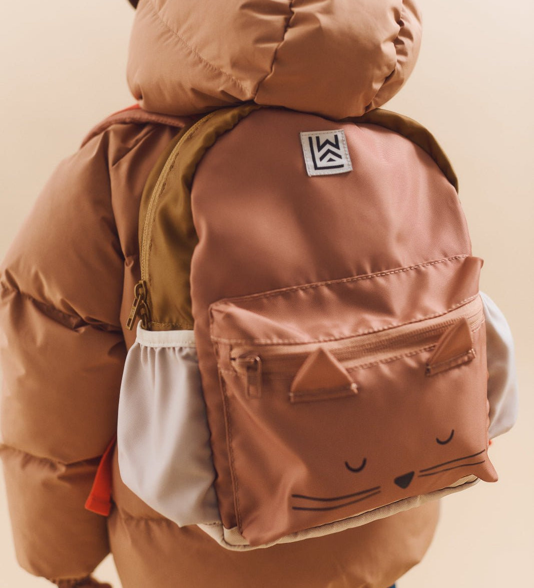 Dětský batoh LIEWOOD Andreas Cat Tuscany Rose Multi Mix | Stylové doplňky pro děti a ženy | Lavly.cz