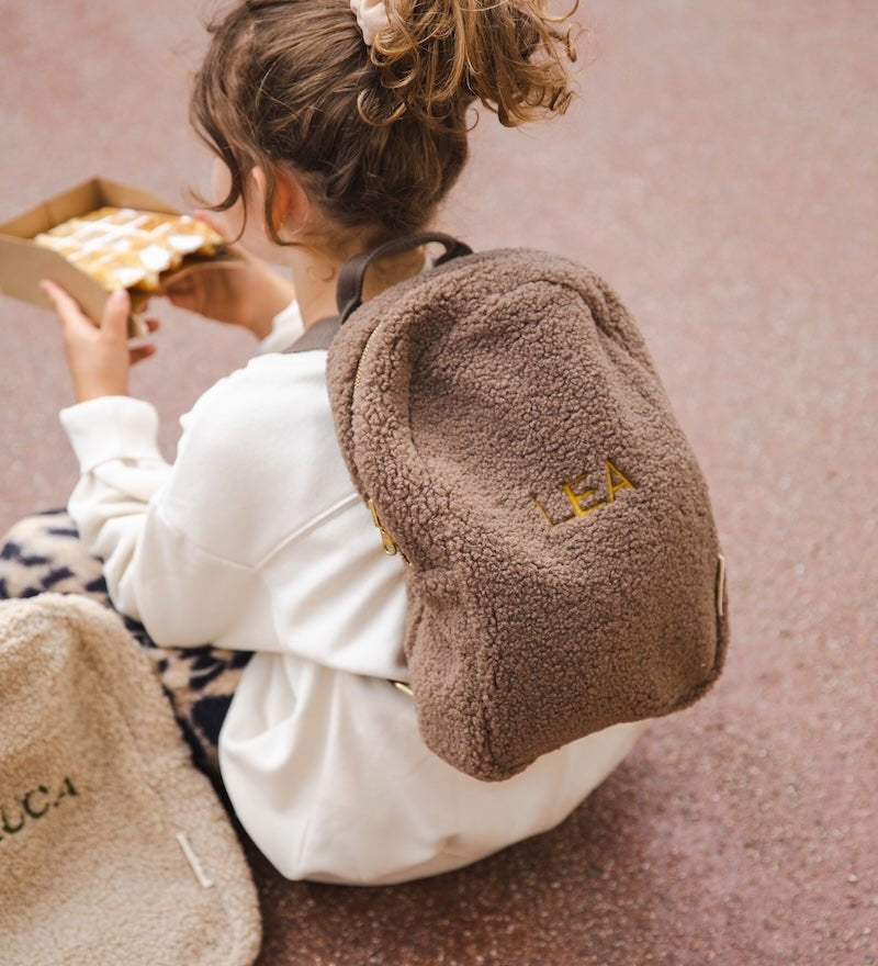 Dětský batoh STUDIO NOOS Brown Mini - Chunky Backpack - Se jménem | Lavly.cz