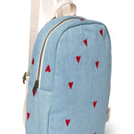 Dětský batoh STUDIO NOOS Denim Hearts - Se jménem | Lavly.cz