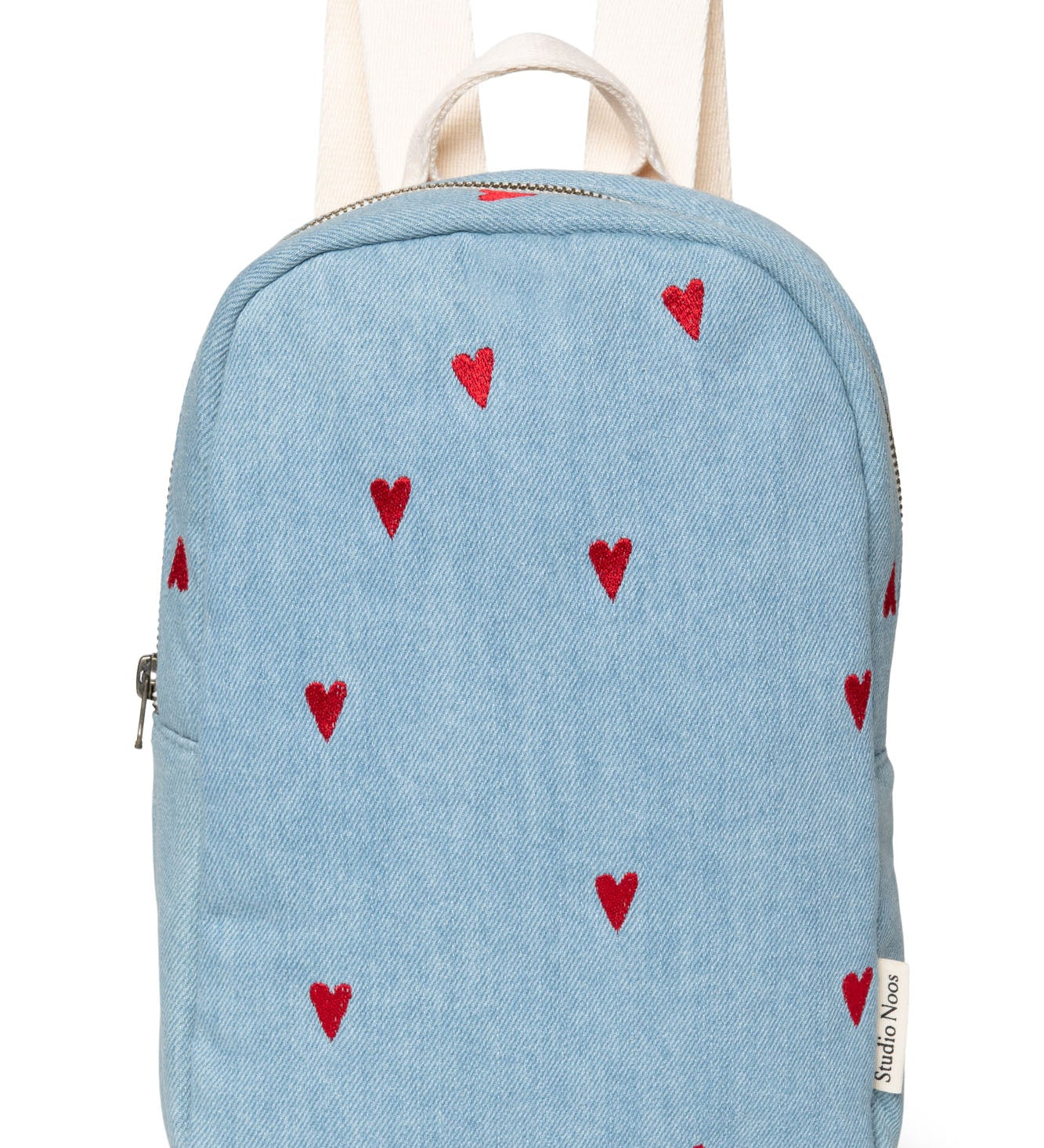 Dětský batoh STUDIO NOOS Denim Hearts - Se jménem | Lavly.cz