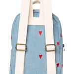 Dětský batoh STUDIO NOOS Denim Hearts - Se jménem | Lavly.cz