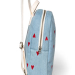 Dětský batoh STUDIO NOOS Denim Hearts - Se jménem | Lavly.cz