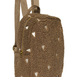 Dětský batoh STUDIO NOOS Mini Brown Teddy Hearts | Lavly.cz
