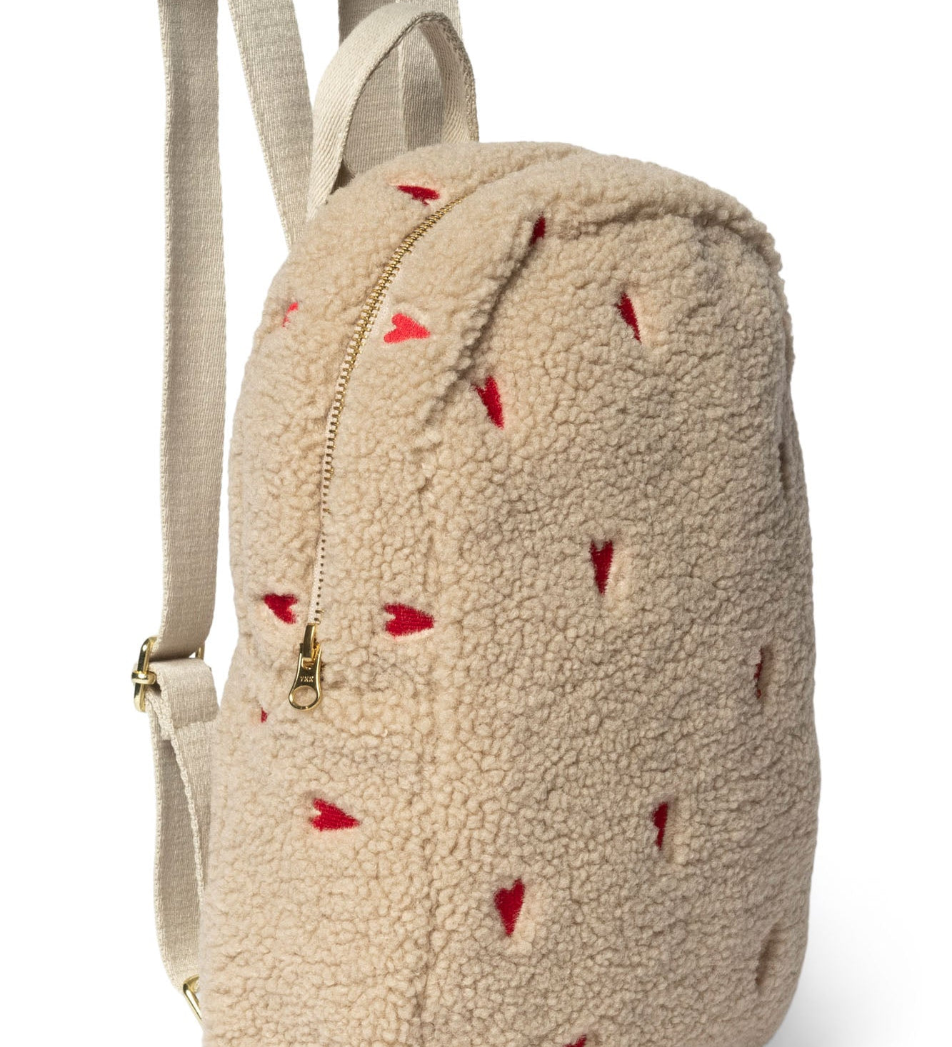 Dětský batoh STUDIO NOOS Mini Ecru Teddy Hearts | Stylové doplňky pro děti a ženy | Lavly.cz