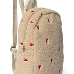 Dětský batoh STUDIO NOOS Mini Ecru Teddy Hearts | Stylové doplňky pro děti a ženy | Lavly.cz