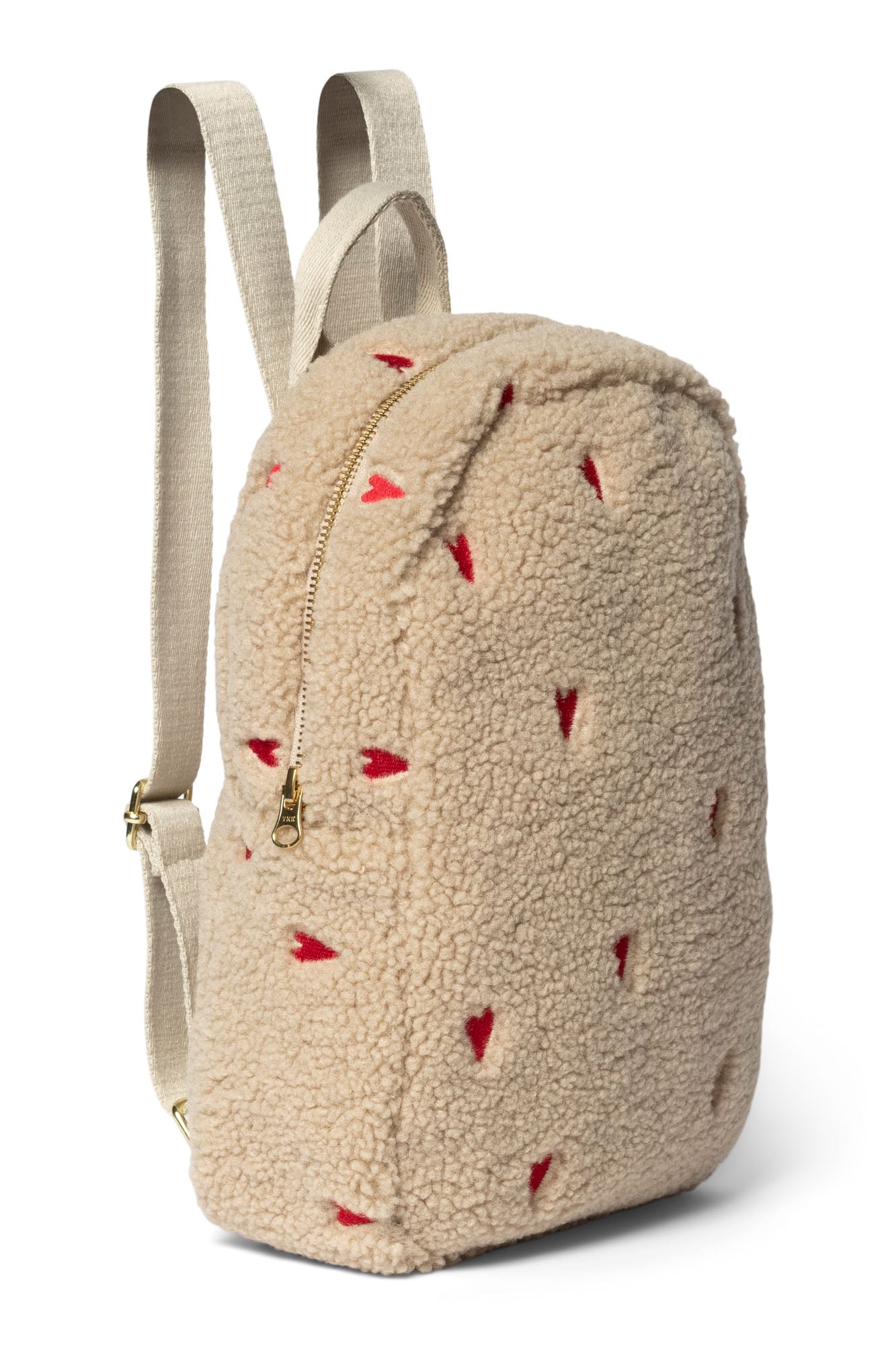 Dětský batoh STUDIO NOOS Mini Ecru Teddy Hearts | Stylové doplňky pro děti a ženy | Lavly.cz