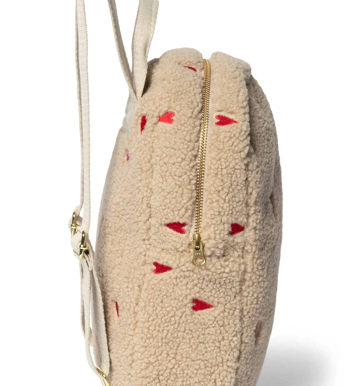 Dětský batoh STUDIO NOOS Mini Ecru Teddy Hearts | Stylové doplňky pro děti a ženy | Lavly.cz