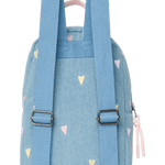 Dětský batoh STUDIO NOOS Mini Light Blue Hearts Denim | Lavly.cz