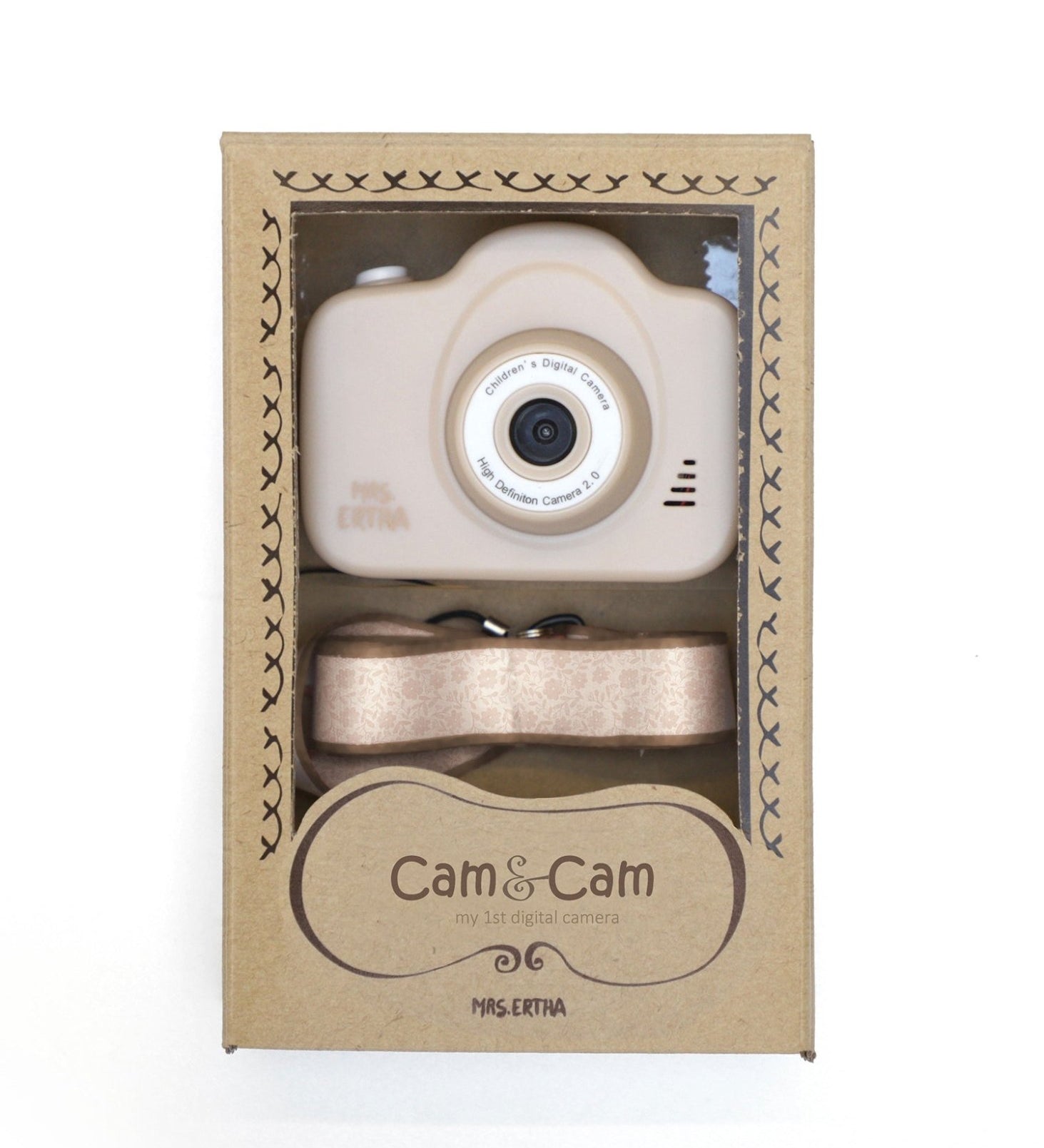 Dětský digitální foťák MRS. ERTHA Cam Cam Ivory Bouquet Silhouette | Lavly.cz