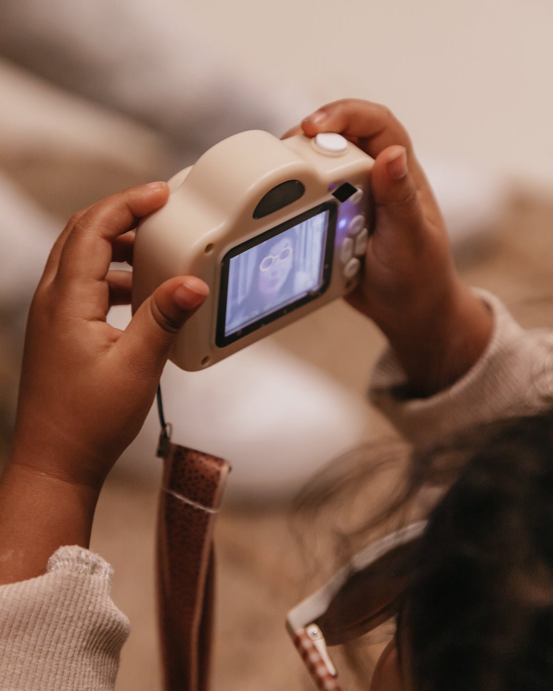 Dětský digitální foťák MRS. ERTHA Cam Cam Ivory Bouquet Silhouette | Lavly.cz