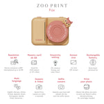 Dětský digitální foťák s tiskem fotek ZOOFAMILY Zoo Print Fox | Stylové doplňky pro děti a ženy | Lavly.cz