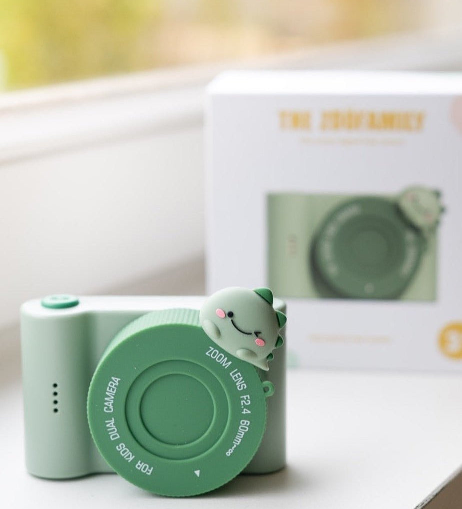 Dětský digitální foťák ZOOFAMILY Urban Zoo Dino Green | Stylové doplňky pro děti a ženy | Lavly.cz