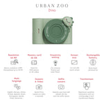 Dětský digitální foťák ZOOFAMILY Urban Zoo Dino Green | Stylové doplňky pro děti a ženy | Lavly.cz