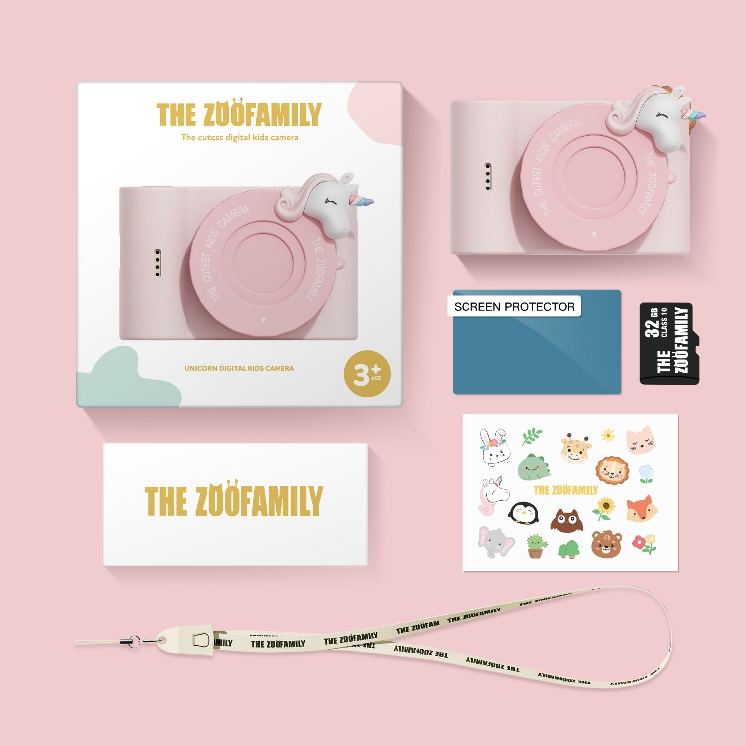 Dětský digitální foťák ZOOFAMILY Urban Zoo Unicorn | Stylové doplňky pro děti a ženy | Lavly.cz