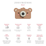 Dětský digitální foťák ZOOFAMILY Zoofriends Bear | Lavly.cz
