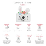 Dětský digitální foťák ZOOFAMILY Zoofriends Rabbit Flowers | Lavly.cz