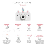 Dětský digitální foťák ZOOFAMILY Zoofriends Unicorn | Stylové doplňky pro děti a ženy | Lavly.cz