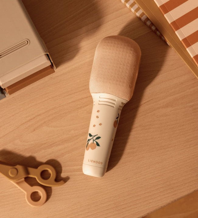 Dětský karaoke mikrofon LIEWOOD Beinta Peach / Sea Shell | Stylové doplňky pro děti a ženy | Lavly.cz