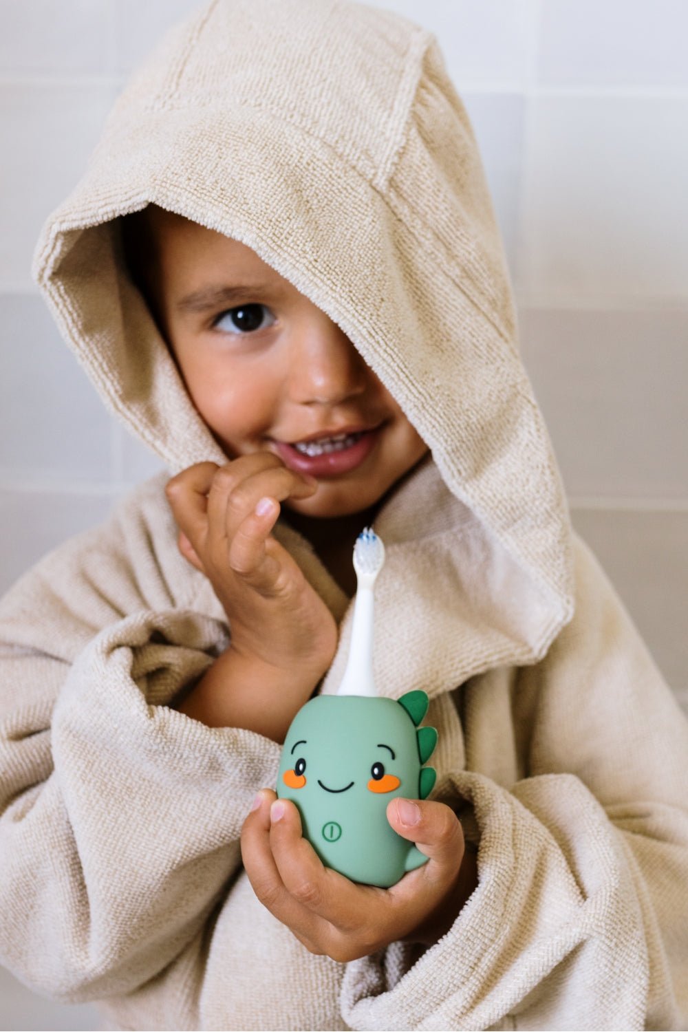 Dětský sonický zubní kartáček THE ZOOFAMILY Dino | Lavly.cz