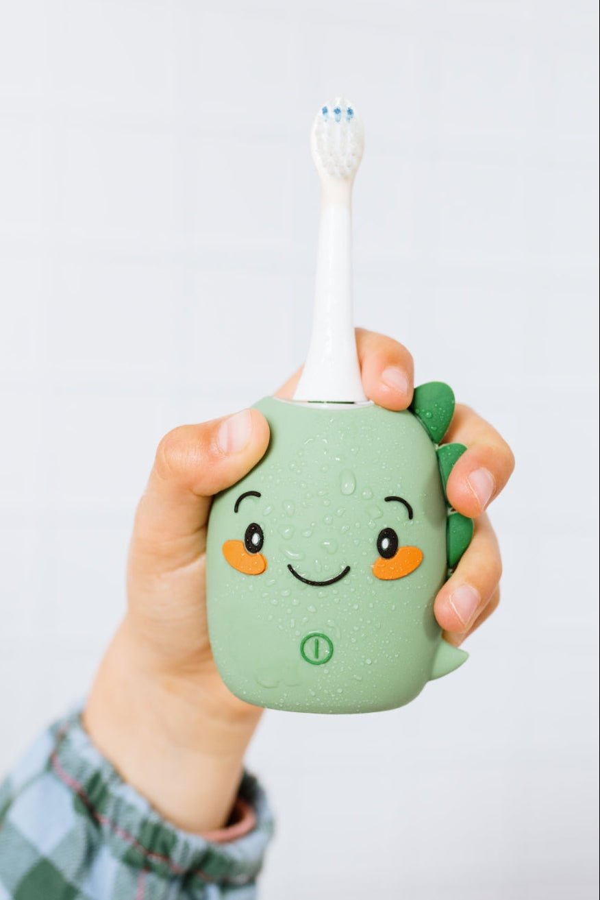 Dětský sonický zubní kartáček THE ZOOFAMILY Dino | Lavly.cz