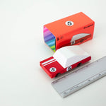 Dřevěné autíčko CANDYLAB Candycar Red Racer 5 | Stylové doplňky pro děti a ženy | Lavly.cz