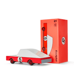 Dřevěné autíčko CANDYLAB Candycar Red Racer 5 | Stylové doplňky pro děti a ženy | Lavly.cz
