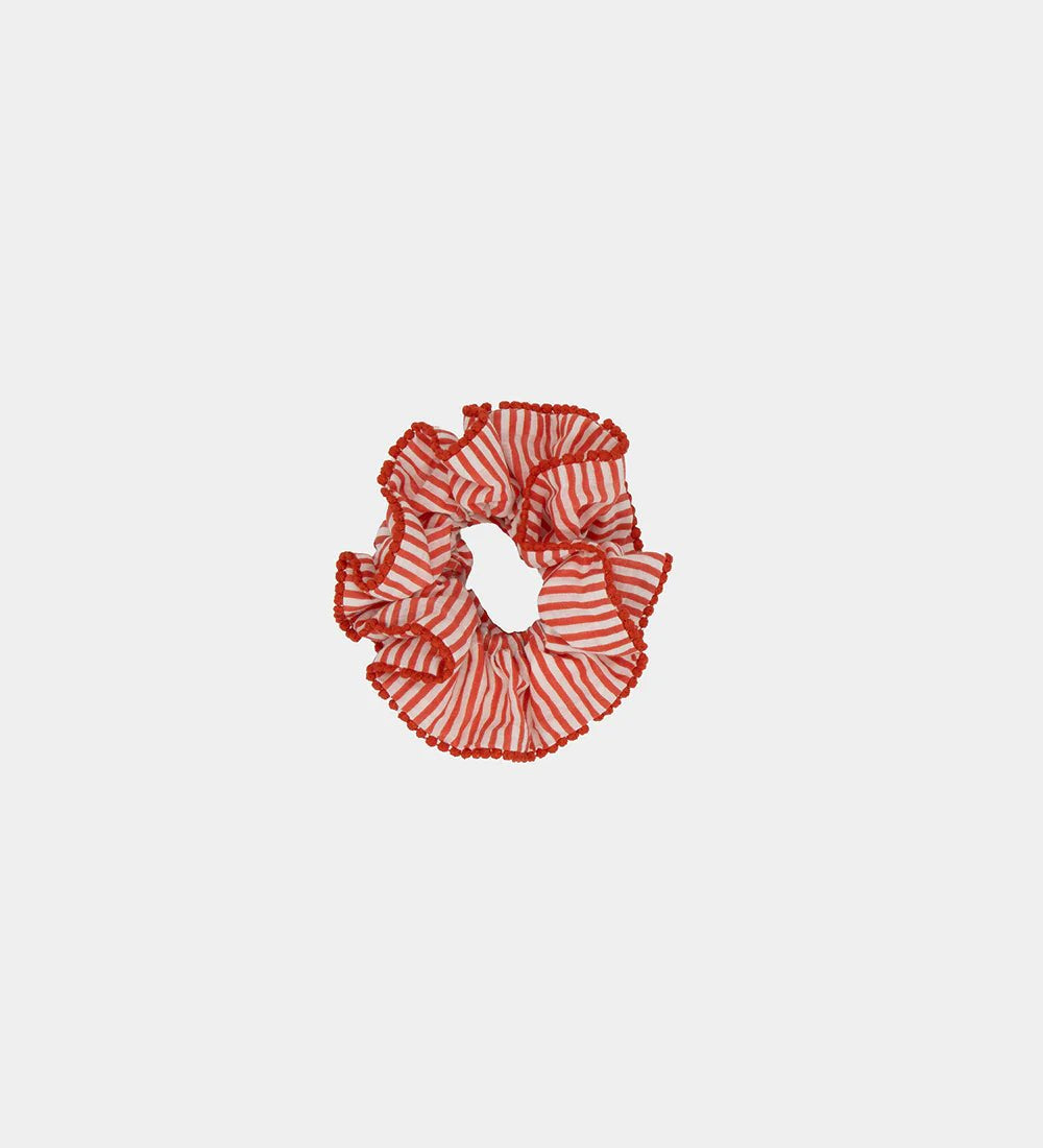 Gumička scrunchie HINDBAG Red Stripes | Lavly.cz