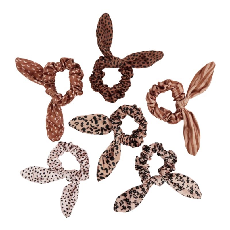 Gumičky scrunchies s mašlí VAN PAULINE 6 kusů | Lavly.cz