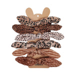 Gumičky scrunchies s mašlí VAN PAULINE 6 kusů | Lavly.cz