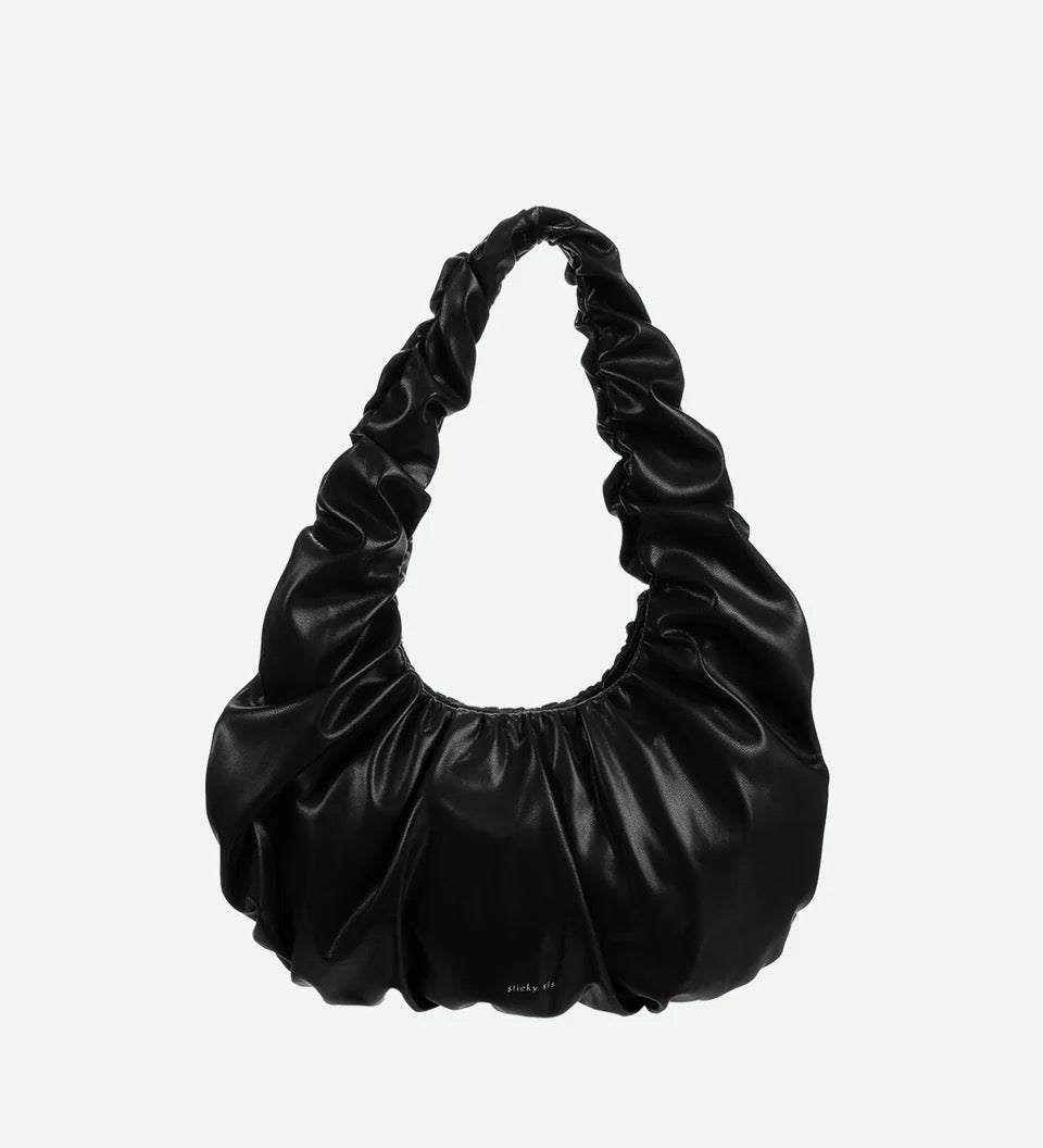 Kabelka THE STICKY SIS CLUB Croissant Black | Lavly.cz