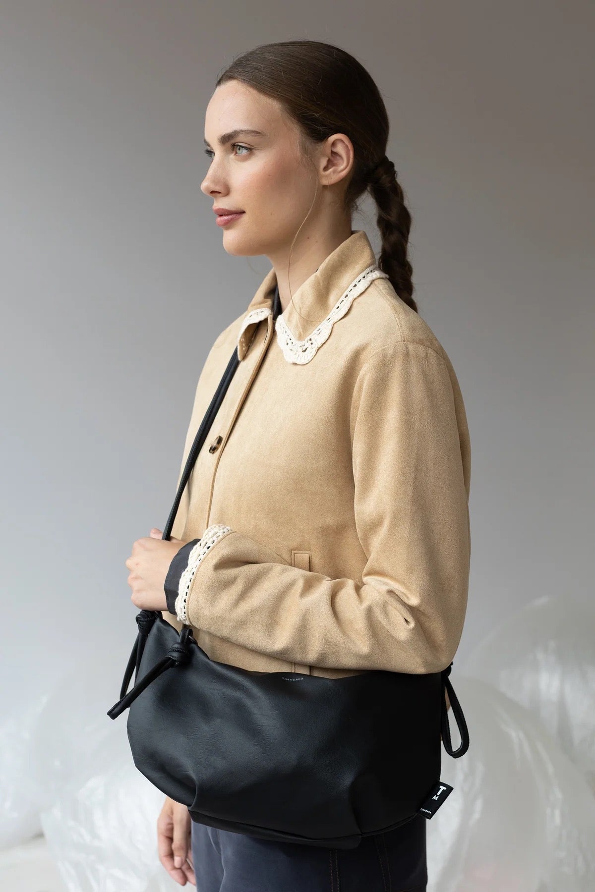 Kabelka TINNE+MIA Berber Black | Lavly.cz