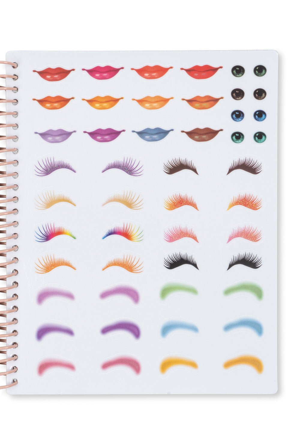 Knížka se samolepkami KONGES SLOJD Glam Me Up | Stylové doplňky pro děti a ženy | Lavly.cz