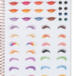Knížka se samolepkami KONGES SLOJD Glam Me Up | Stylové doplňky pro děti a ženy | Lavly.cz
