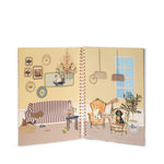 Knížka se samolepkami My Sticker Book KONGES SLOJD Dusty Pink | Stylové doplňky pro děti a ženy | Lavly.cz