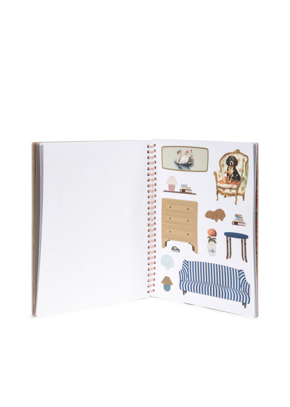 Knížka se samolepkami My Sticker Book KONGES SLOJD Dusty Pink | Stylové doplňky pro děti a ženy | Lavly.cz