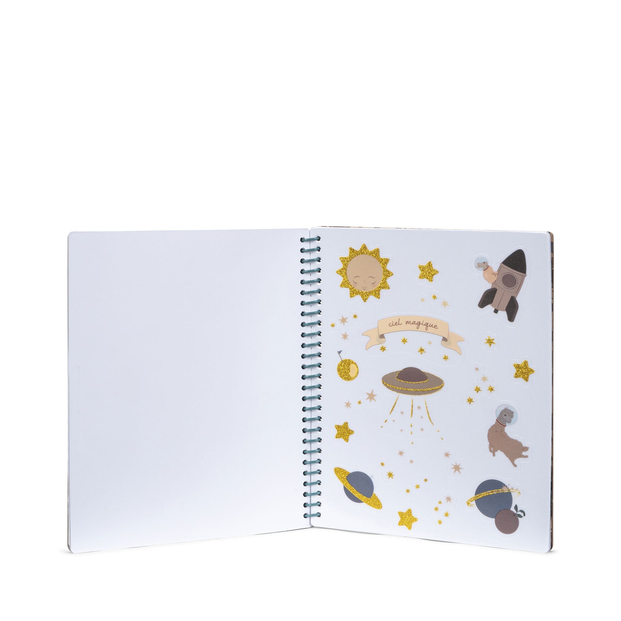 Knížka se samolepkami My Sticker Book KONGES SLOJD Green | Stylové doplňky pro děti a ženy | Lavly.cz