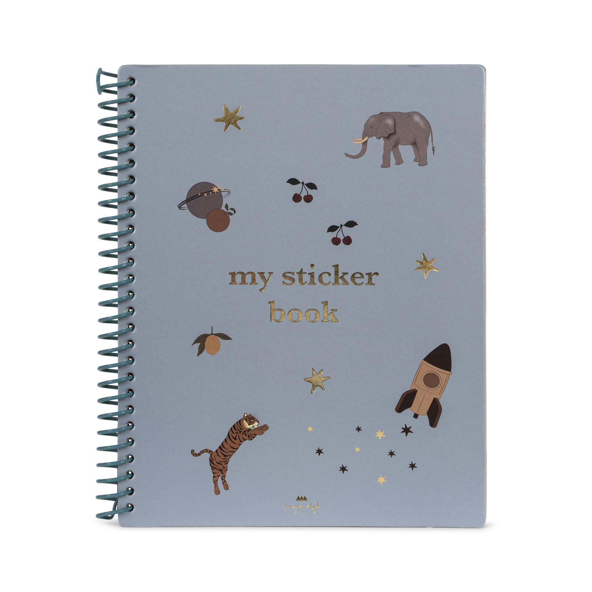 Knížka se samolepkami My Sticker Book KONGES SLOJD Green | Stylové doplňky pro děti a ženy | Lavly.cz