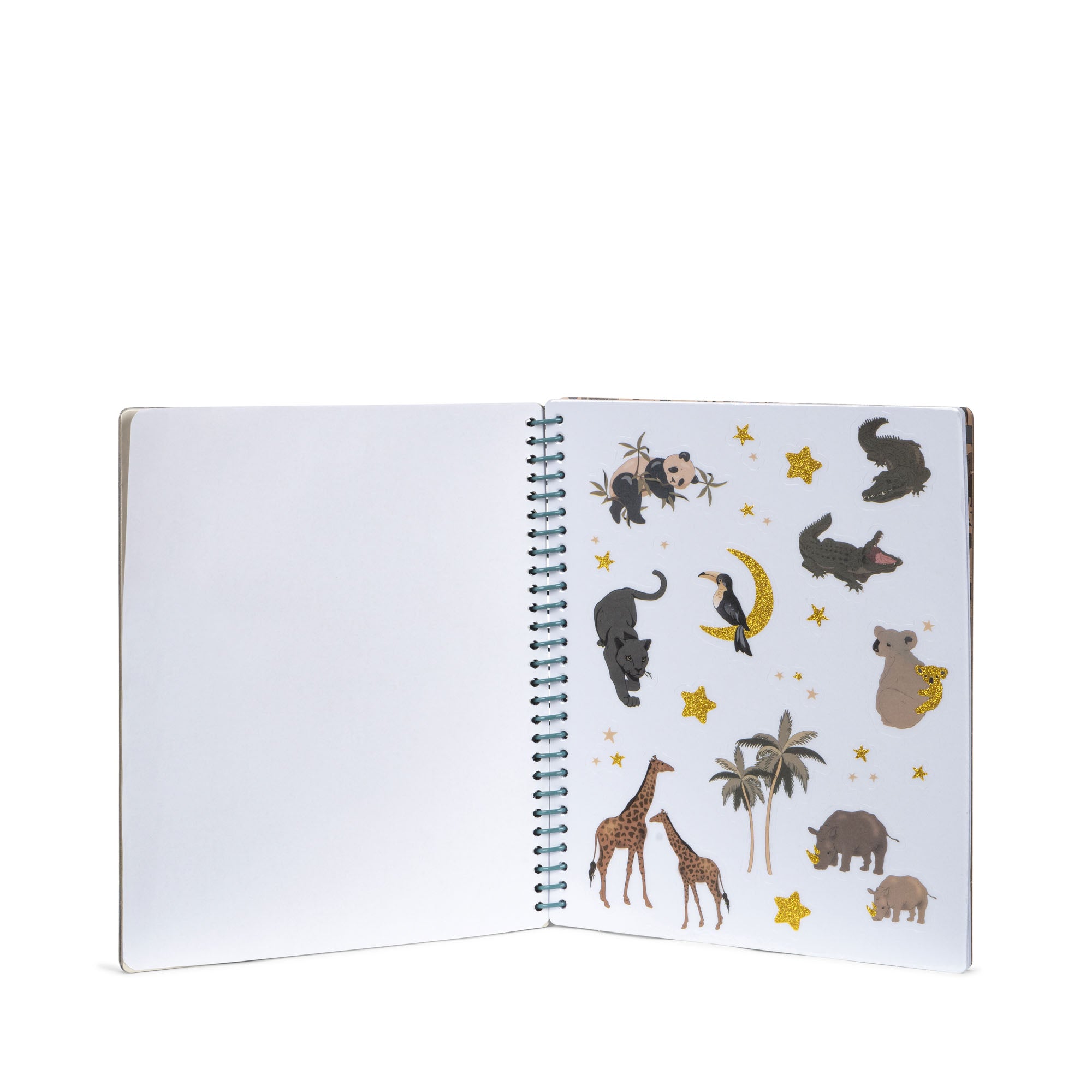 Knížka se samolepkami My Sticker Book KONGES SLOJD Green | Stylové doplňky pro děti a ženy | Lavly.cz