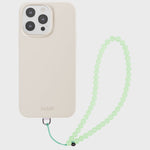 Korálky na mobil HOLDIT Green Chalcedony | Lavly.cz