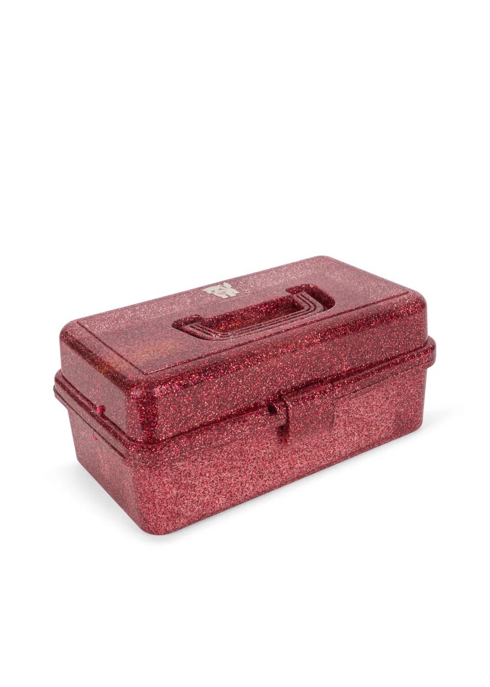 Kreativní kufřík na tvoření – organizér + výtvarné potřeby KONGES SLOJD Glitter Rose | Lavly.cz
