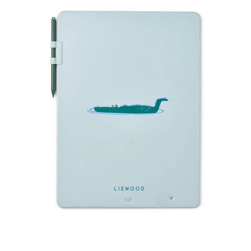 Kreslicí tablet LIEWOOD Zora 13,5" Croco / Dove Blue | Stylové doplňky pro děti a ženy | Lavly.cz