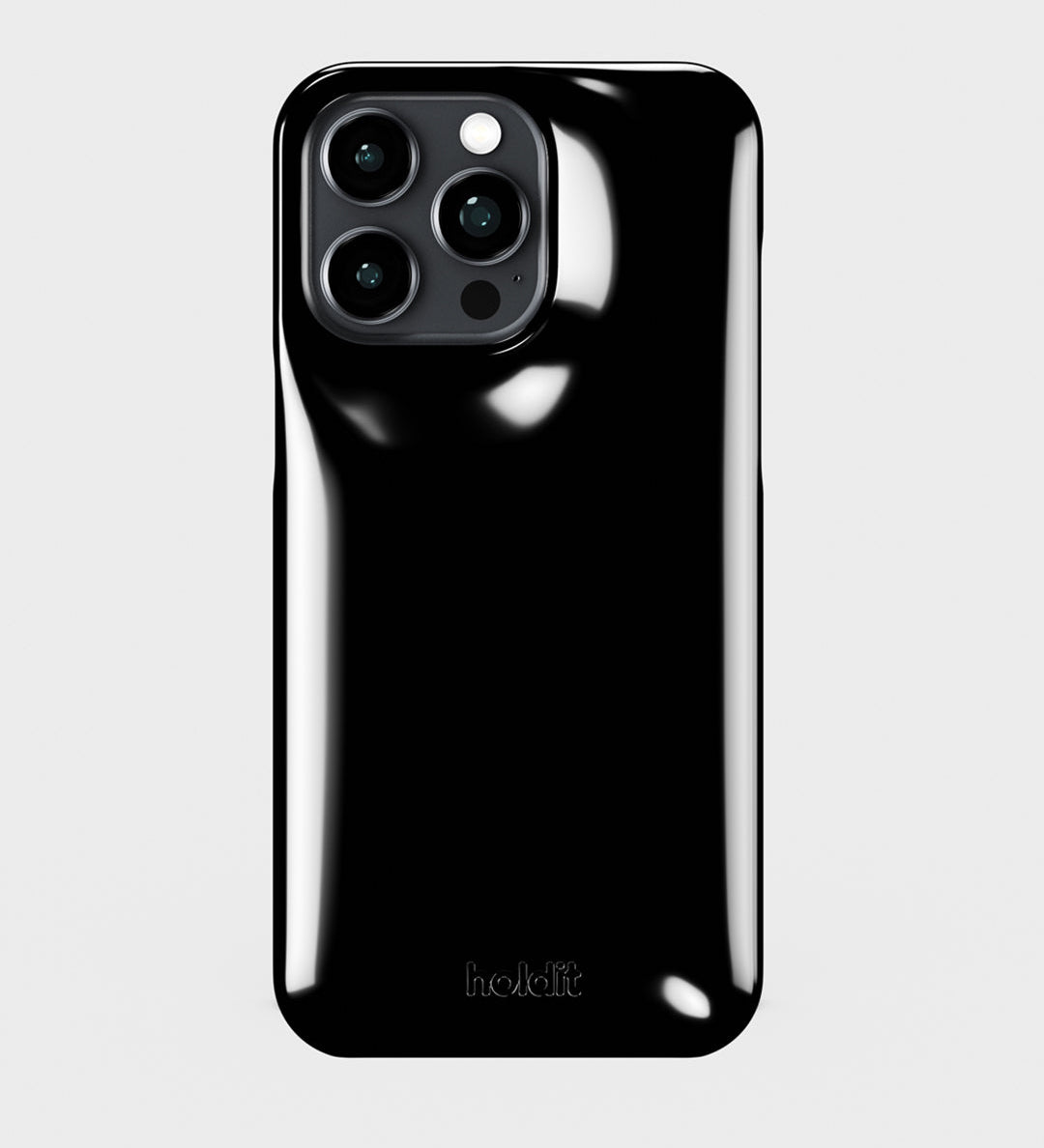 Kryt na iPhone HOLDIT Puffy Black | Lavly.cz