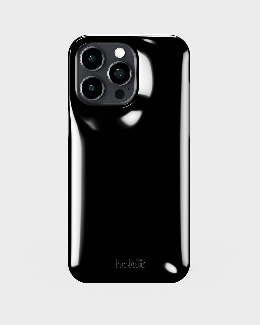 Kryt na iPhone HOLDIT Puffy Black | Lavly.cz