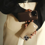 Kryt na iPhone HOLDIT Puffy Chocolate | Lavly.cz