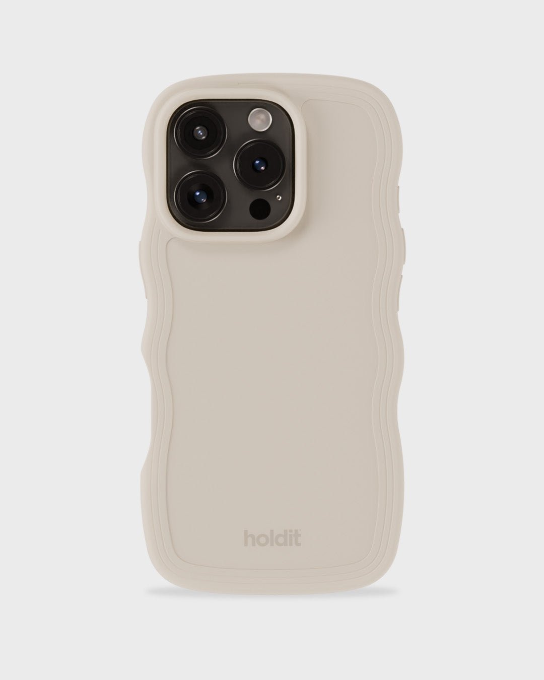 Kryt na iPhone HOLDIT Wavy Light Beige | Lavly.cz