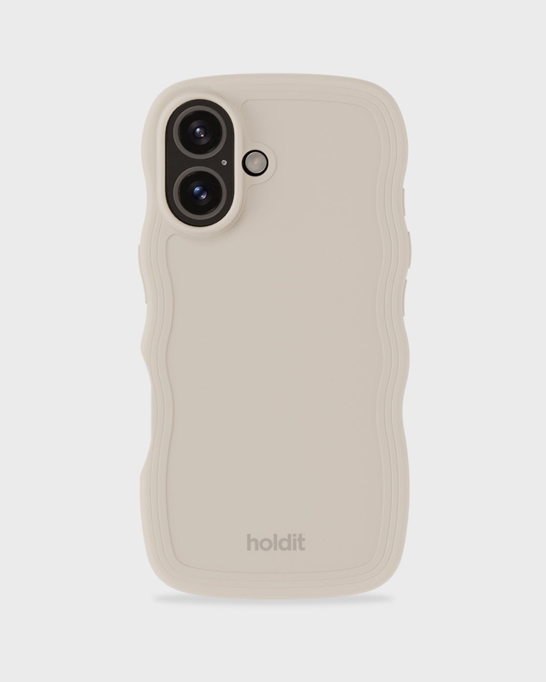 Kryt na iPhone HOLDIT Wavy Light Beige | Lavly.cz